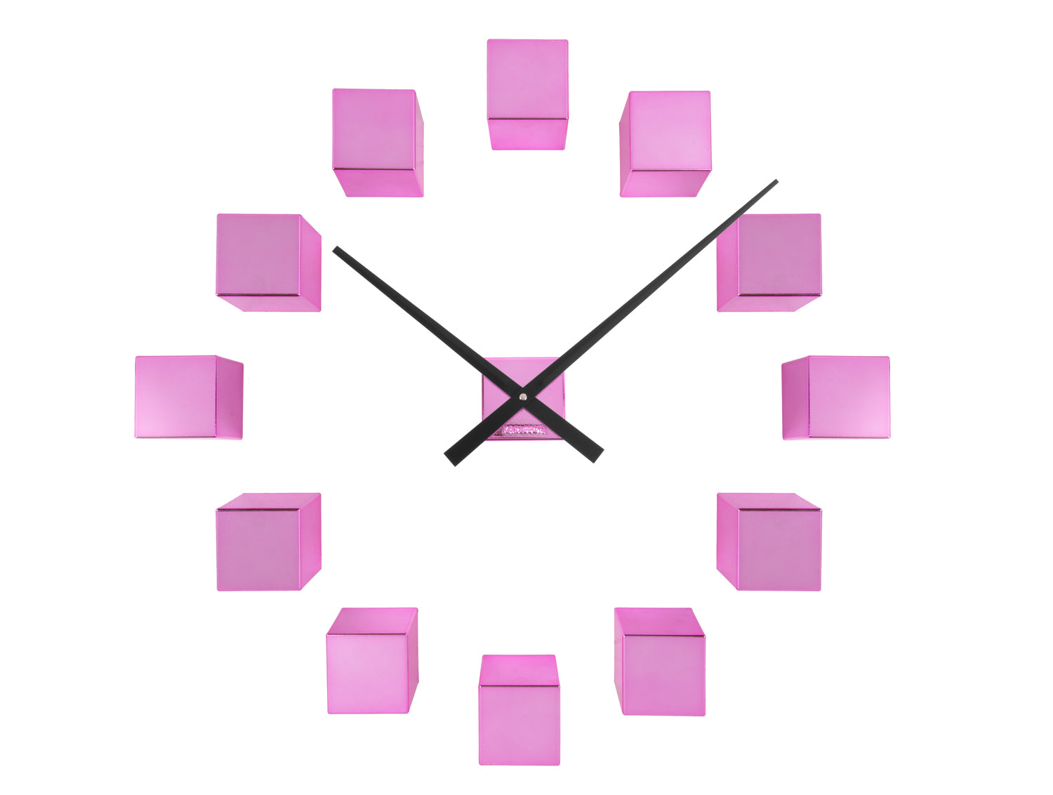 Karlsson - Wall Clock DIY Cubic Metallic