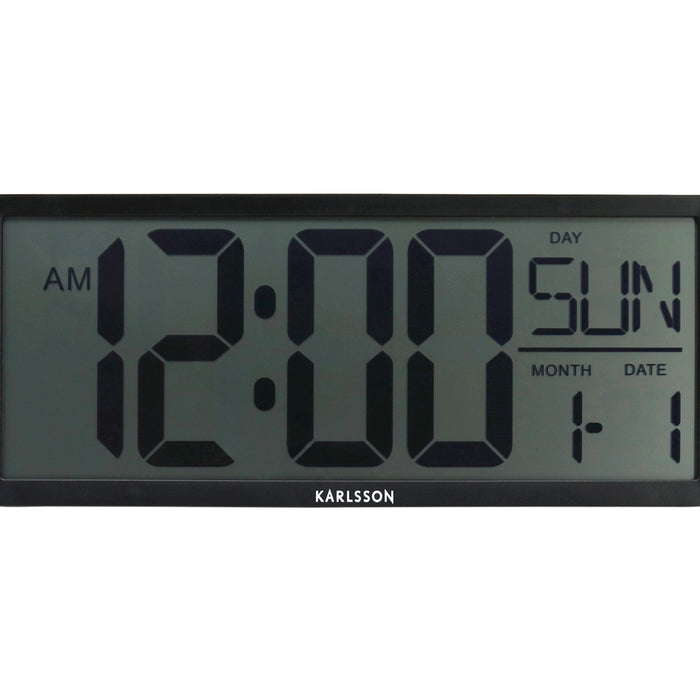 Karlsson - Wall|Table Clock Retro LCD