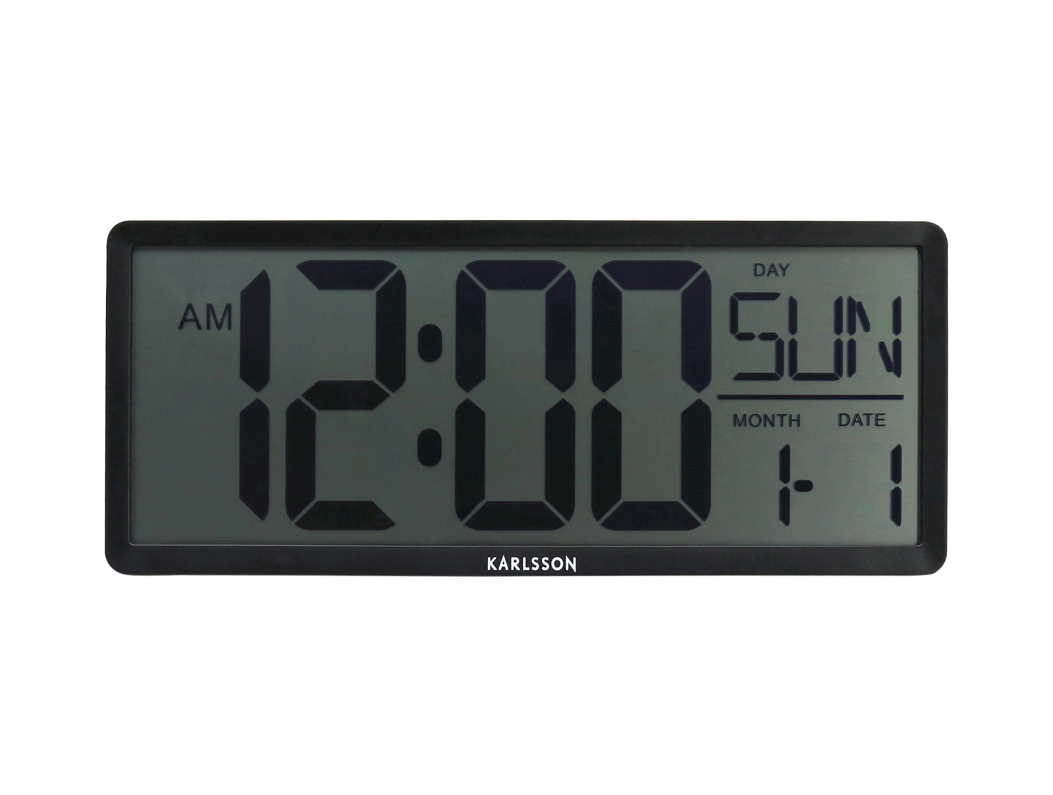 Karlsson - Wall|Table Clock Retro LCD