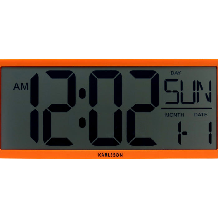 Karlsson - Wall|Table Clock Retro LCD