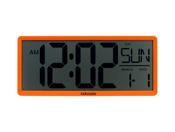 Karlsson - Wall|Table Clock Retro LCD