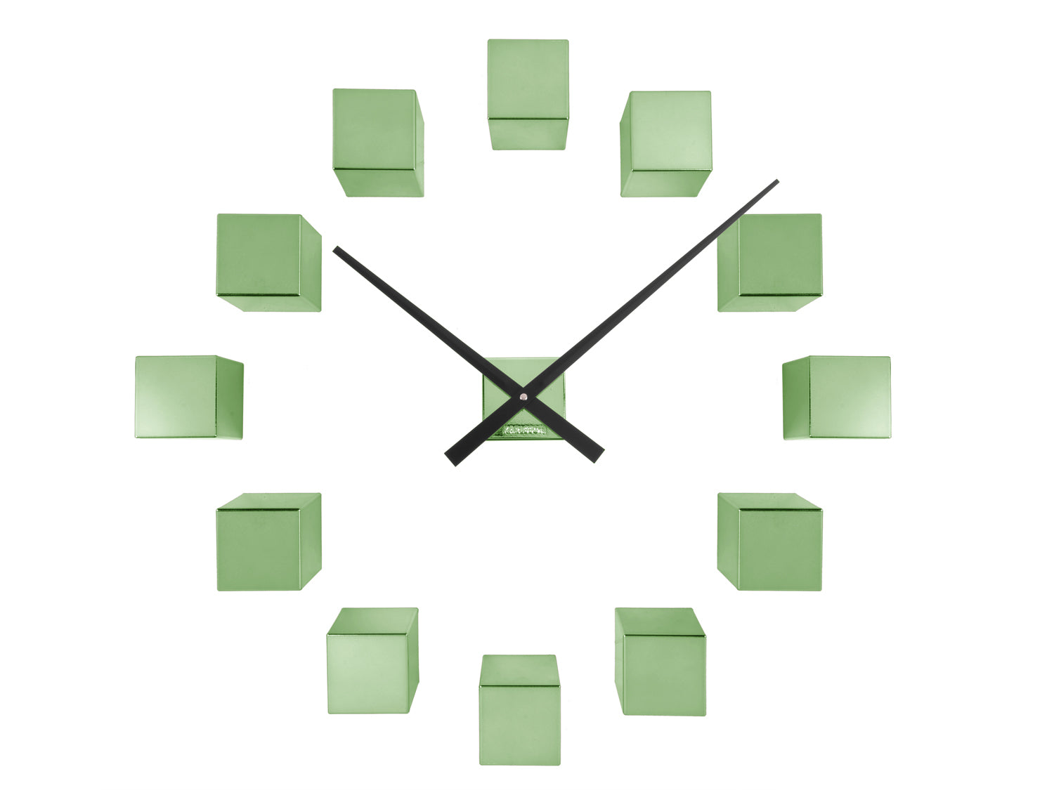 Karlsson - Wall Clock DIY Cubic Metallic