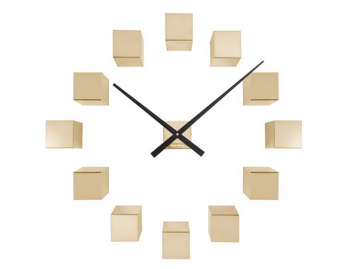 Karlsson - Wall Clock DIY Cubic Metallic