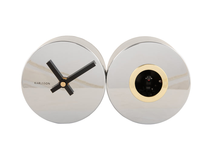 Karlsson - Wall Clock Duo Cuckoo Plated