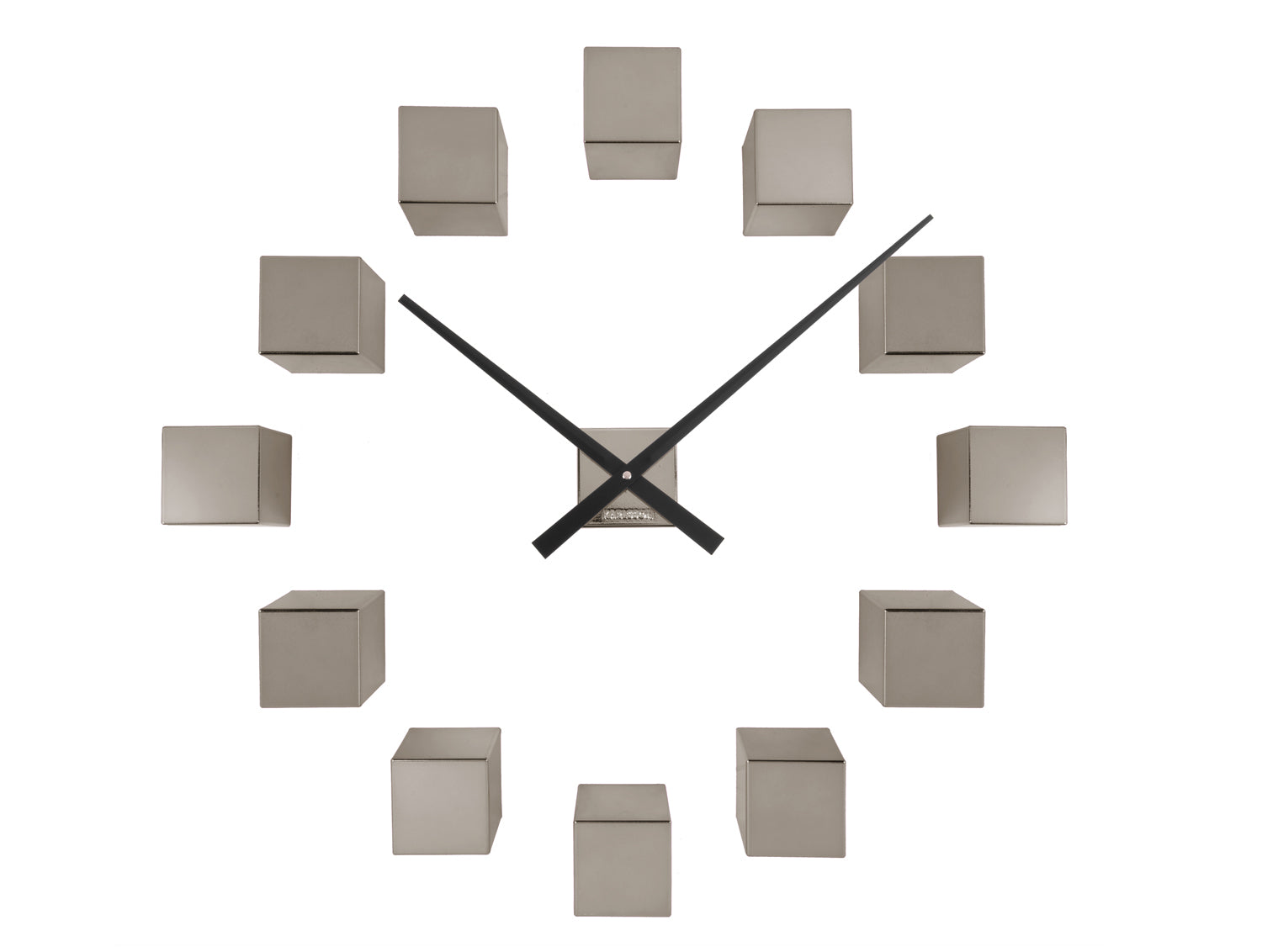 Karlsson - Wall Clock DIY Cubic Metallic