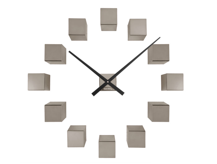Karlsson - Wall Clock DIY Cubic Metallic