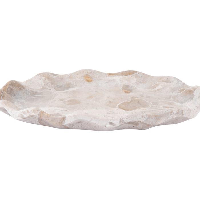 present time - Tray Waved Oval Small