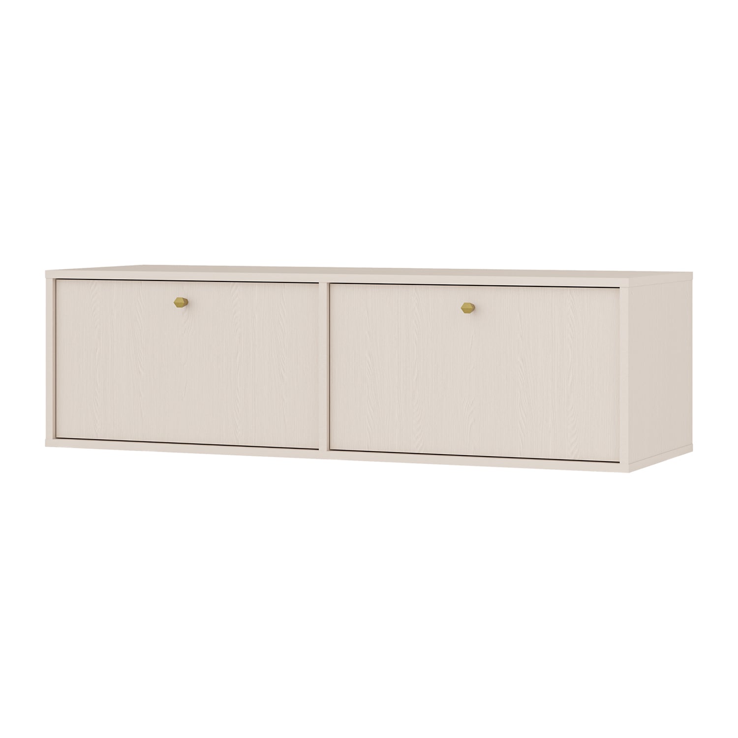 by fonQ Luvra Zwevend Tv-meubel 2-deurs - Zand