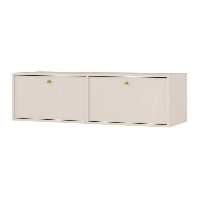 by fonQ Luvra Zwevend Tv-meubel 2-deurs - Zand