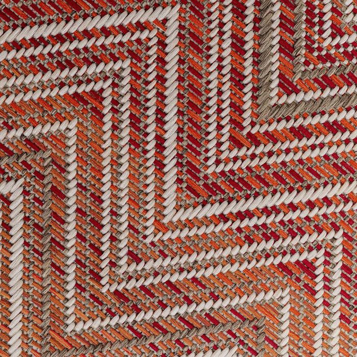 Vloerkleed Zigzag rood 330x230cm Kare Design
