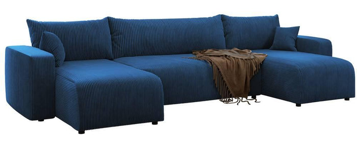 NADUVI Collection U-slaapbank Rosco ribstof