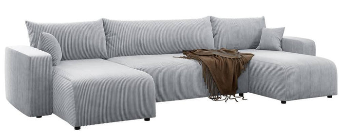 NADUVI Collection U-slaapbank Rosco ribstof