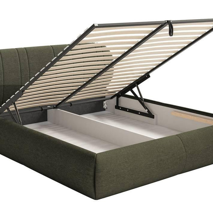 NADUVI Collection Bedframe Savan 180 x 200 cm met opbergvak