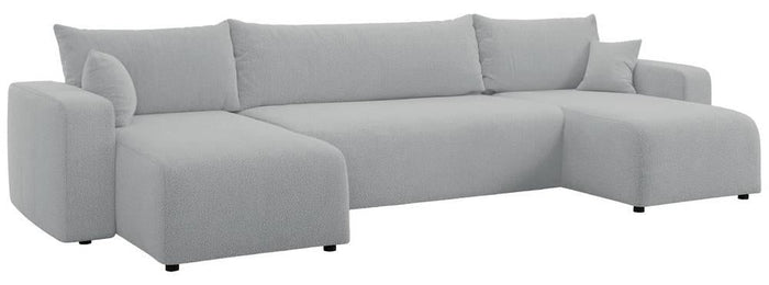 NADUVI Collection U-slaapbank Rosco bouclé