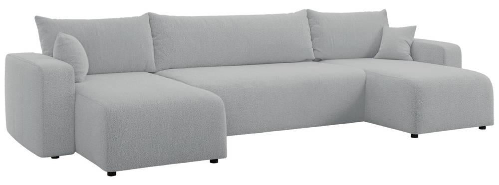 NADUVI Collection U-slaapbank Rosco bouclé