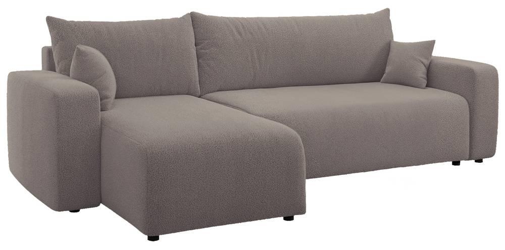 NADUVI Collection Hoekslaapbank Rosco links|rechts bouclé