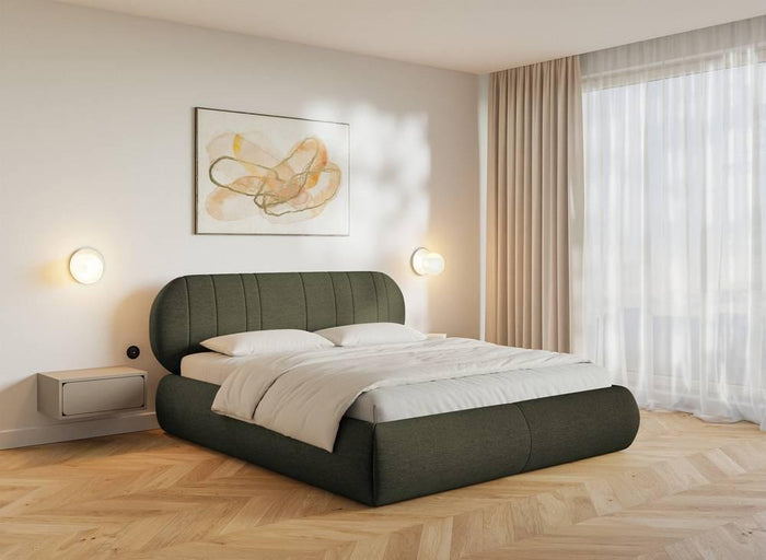 NADUVI Collection Bedframe Savan 160 x 200 cm met opbergvak