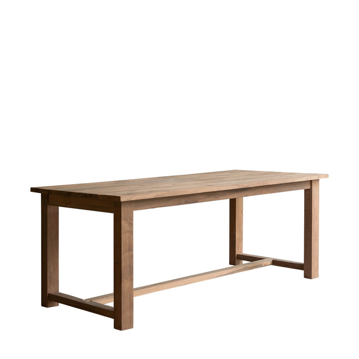 Tikamoon - Tuintafel van massief gerecycled teakhout voor 6-8 personen