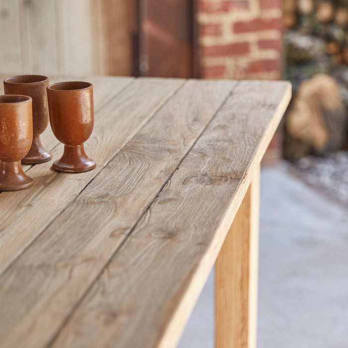 Tikamoon - Tuintafel van massief gerecycled teakhout voor 6-8 personen