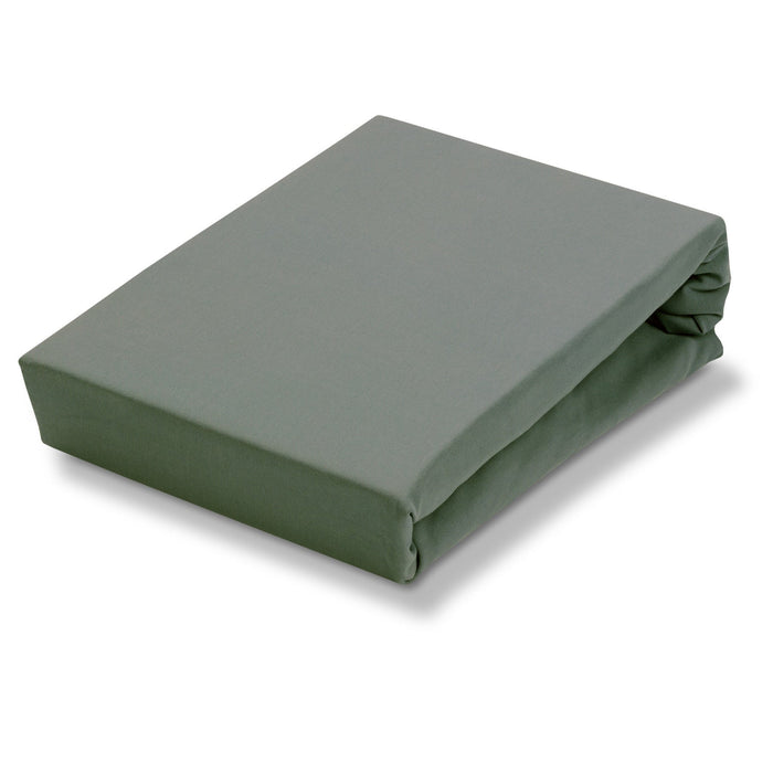 Jersey Supreme Hoeslaken Sage Green | 180-200 x  200-220 cm | Groen