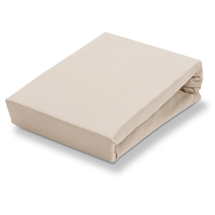 Jersey Supreme Splittopper Hoeslaken Stone | 180-200 x  200-220 cm | Beige