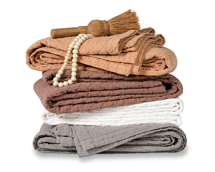 Pure Sprei Brownie | 180 x 260 cm | Bruin | Katoen