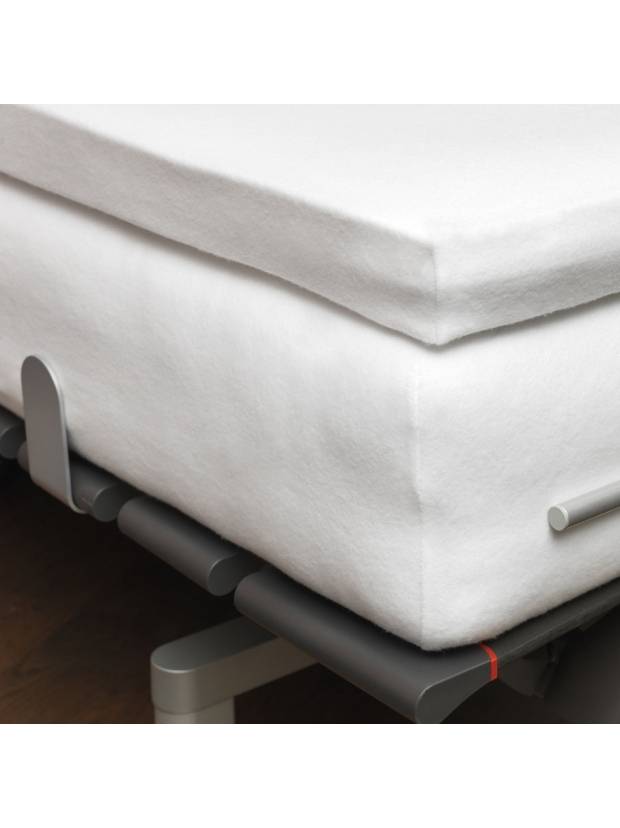 Split Topperbeschermer Molton Stretch | 180-200 x  200-220 cm