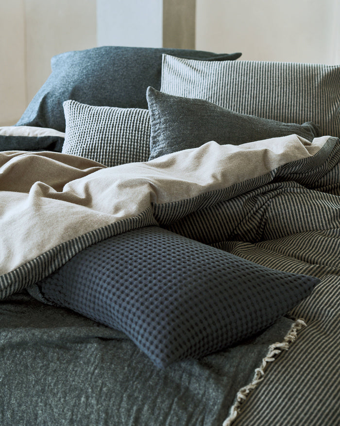 Vandyck Home Pique Sprei 160 x 250 cm - Off Black