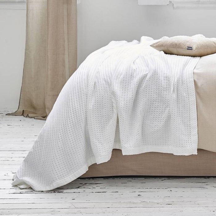 Vandyck Home Pique Sprei 270 x 250 cm - White