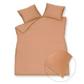 Home 90 Dekbedovertrek Toffee | 140 cm x 140 cm | Bruin | Satijnkatoen