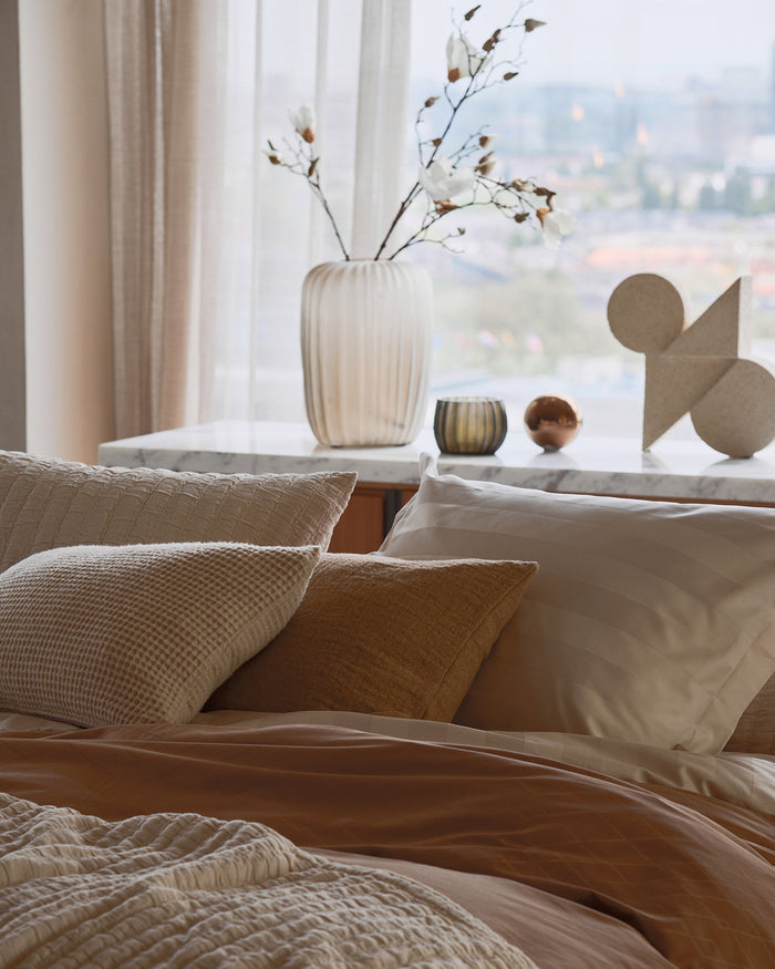 Dekbedovertrek Purity Monaco Off | 140 x 200|220 cm | Zwart