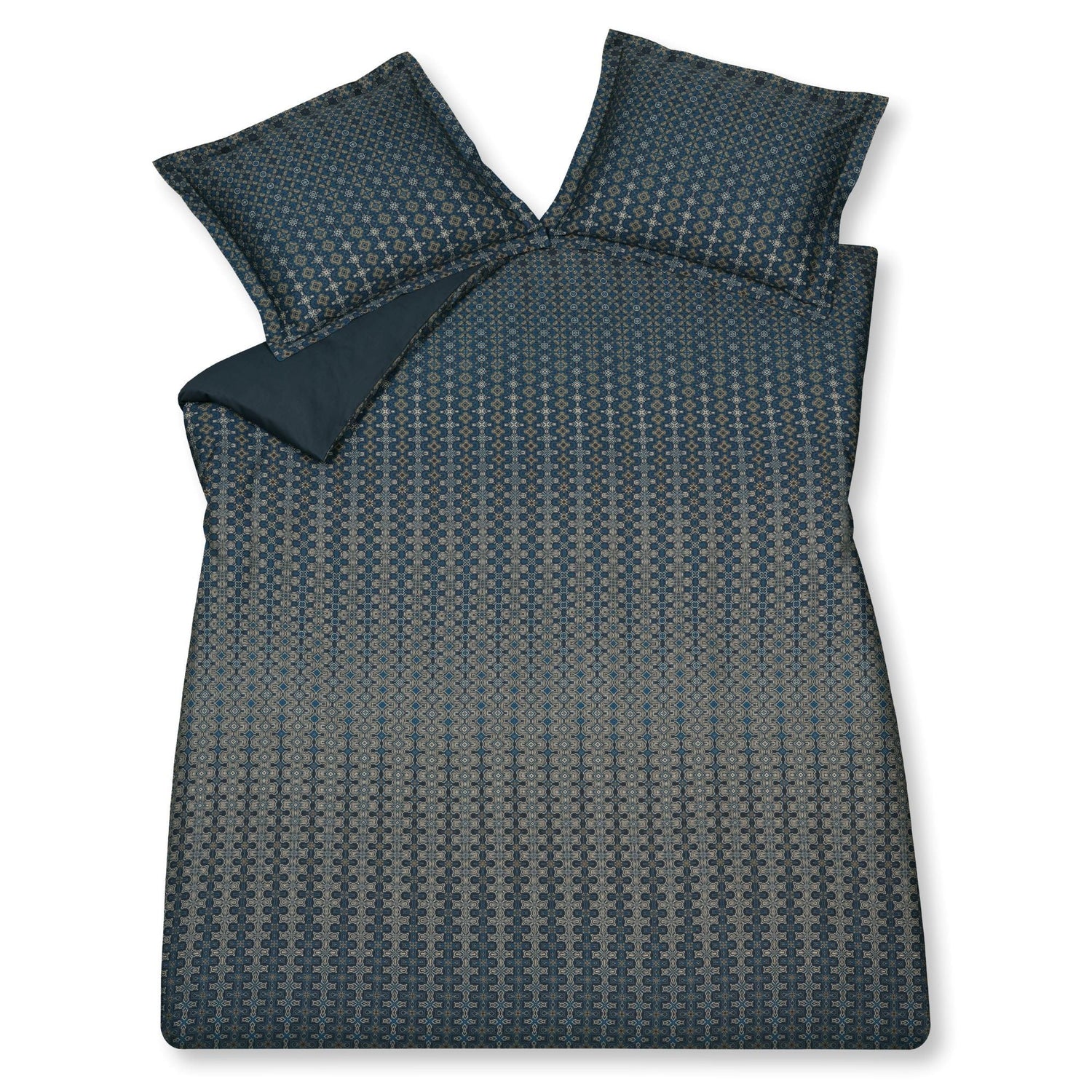 Dekbedovertrek Energize Blue Ink | 140 x 200|220 cm | Groen | Blauw