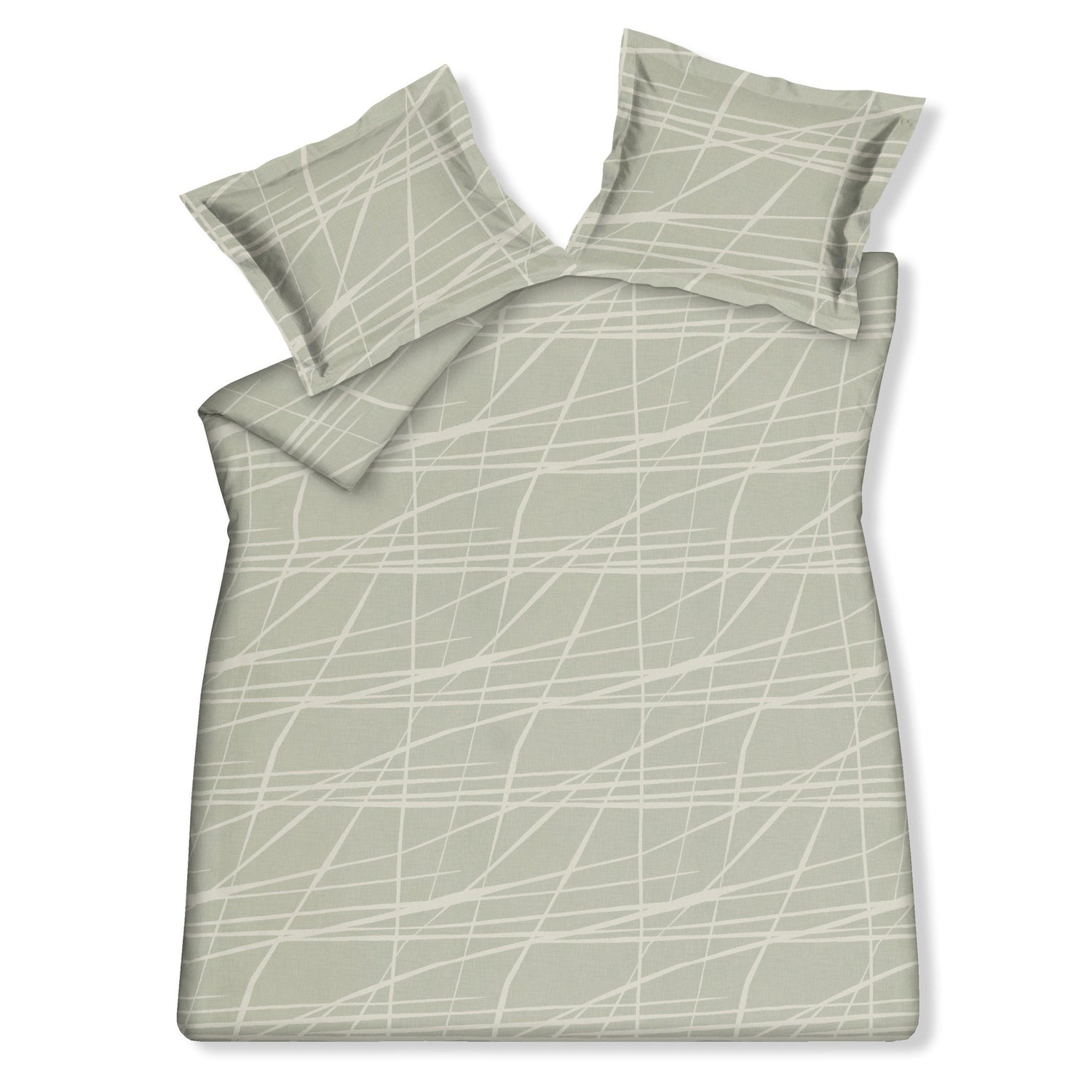 Dekbedovertrek Meaningful Smoke Green | 240 cm x 240 cm | Groen