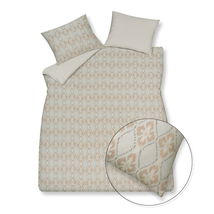 Dekbedovertrek Pure 74 Stone | 140 x 200|220 cm | Grijs | Beige