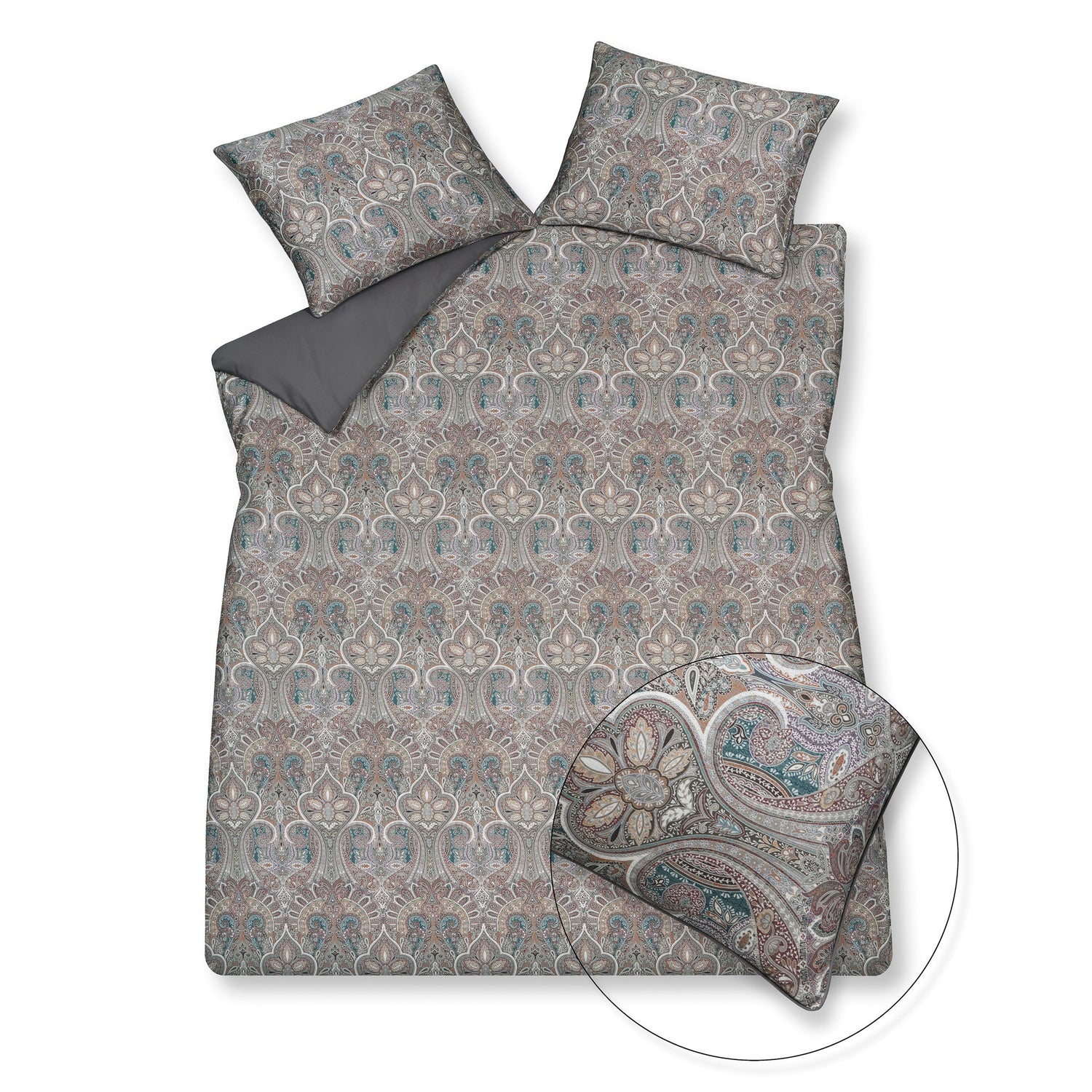 Dekbedovertrek Home 96 Multi | 200 x 200|220 cm | Blauw | Paars