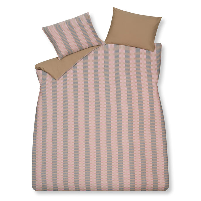 Dekbedovertrek Pure 73 Multi | 140 x 200|220 cm | Beige | Bruin | Roze