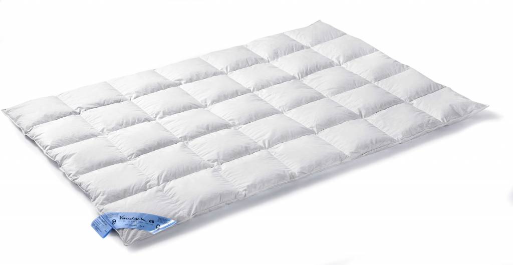 65 Dekbed | 140 x 220 cm | Wit | Katoen | Dons