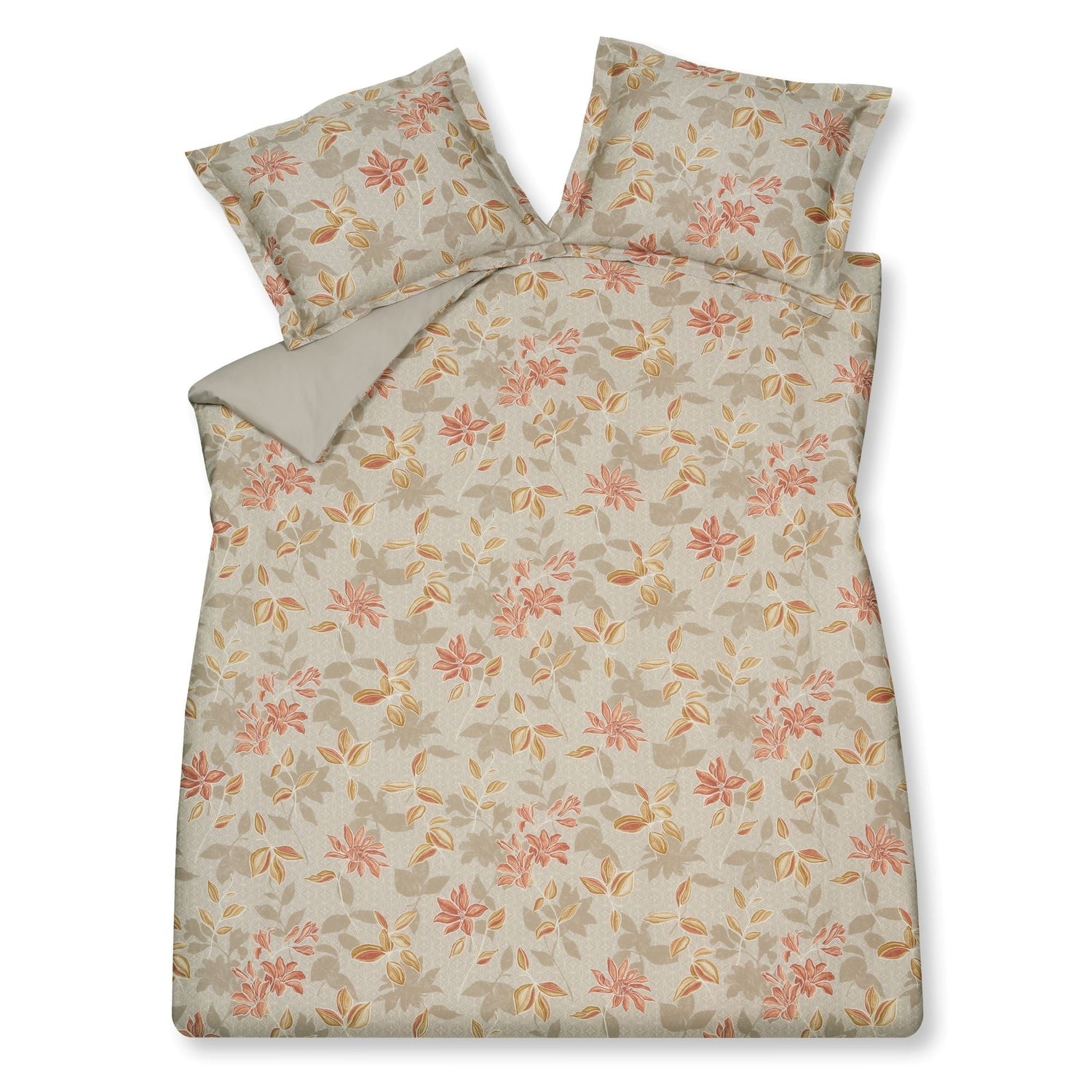 Dekbedovertrek Cashmere Glow Linen | 240 x 200|220 cm | Grijs | Beige