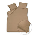Dekbedovertrek Purity Monaco Caramel | 200 x 200|220 cm | Bruin