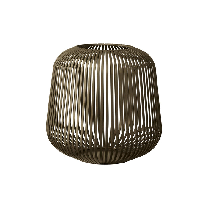 Lito Lantaarn Burned Metal Medium | Bruin | Staal