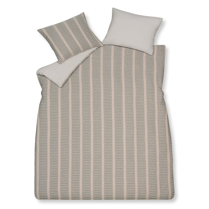 Dekbedovertrek Pure 73 Stone | 200 x 200|220 cm | Grijs | Beige