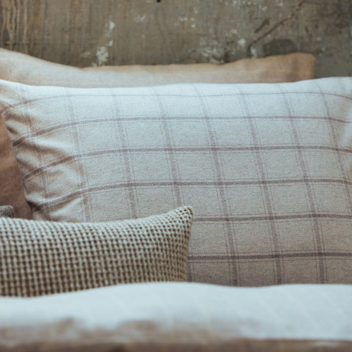 Dekbedovertrek Riga Multi | 240 x 200|220 cm | Beige | Flanel katoen