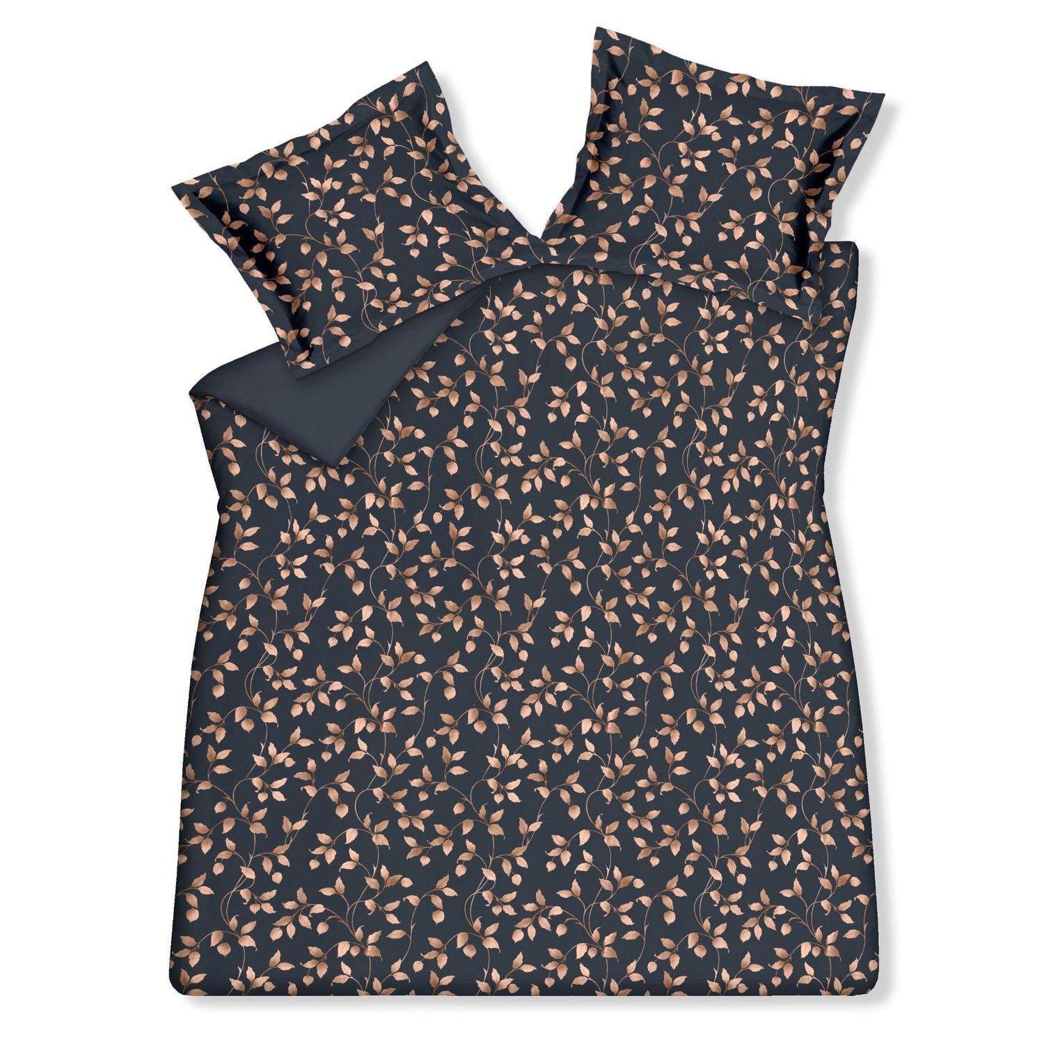 Dekbedovertrek Serene Blue Ink | 240 x 200|220 cm | Bruin | Blauw