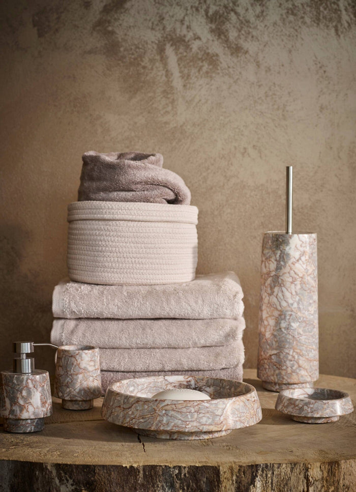 Orion Schaal Almond | Grijs | Beige | Roze | Natuursteen