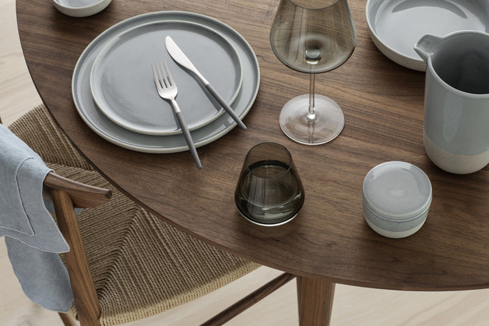 Sablo Stone Serveerschaal | Grijs | Blauw | Stoneware