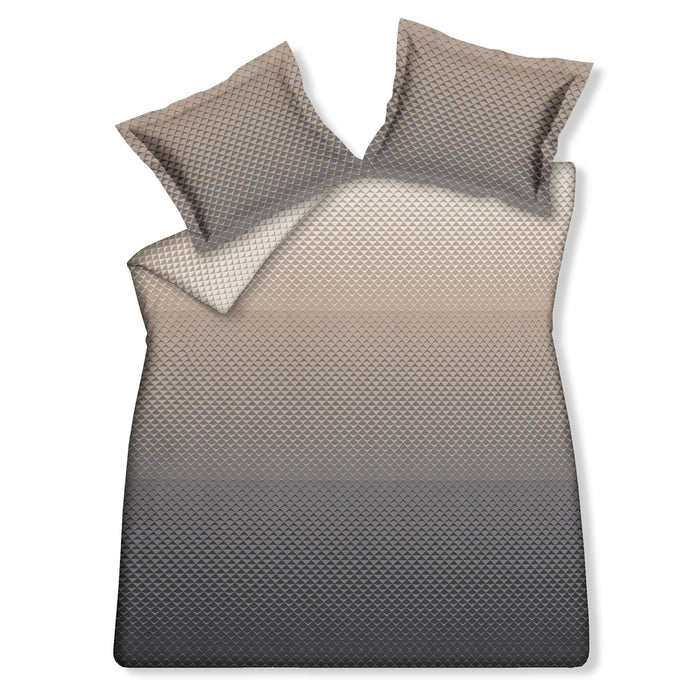 Dekbedovertrek Diamonds Off | 200 x 200|220 cm | Zwart | Grijs | Bruin