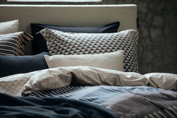 Dekbedovertrek Diamonds Off | 200 x 200|220 cm | Zwart | Grijs | Bruin