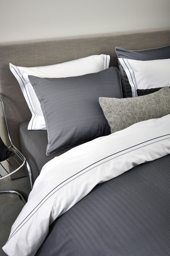 Dekbedovertrek Home Milano Off | 200 x 200|220 cm | Zwart