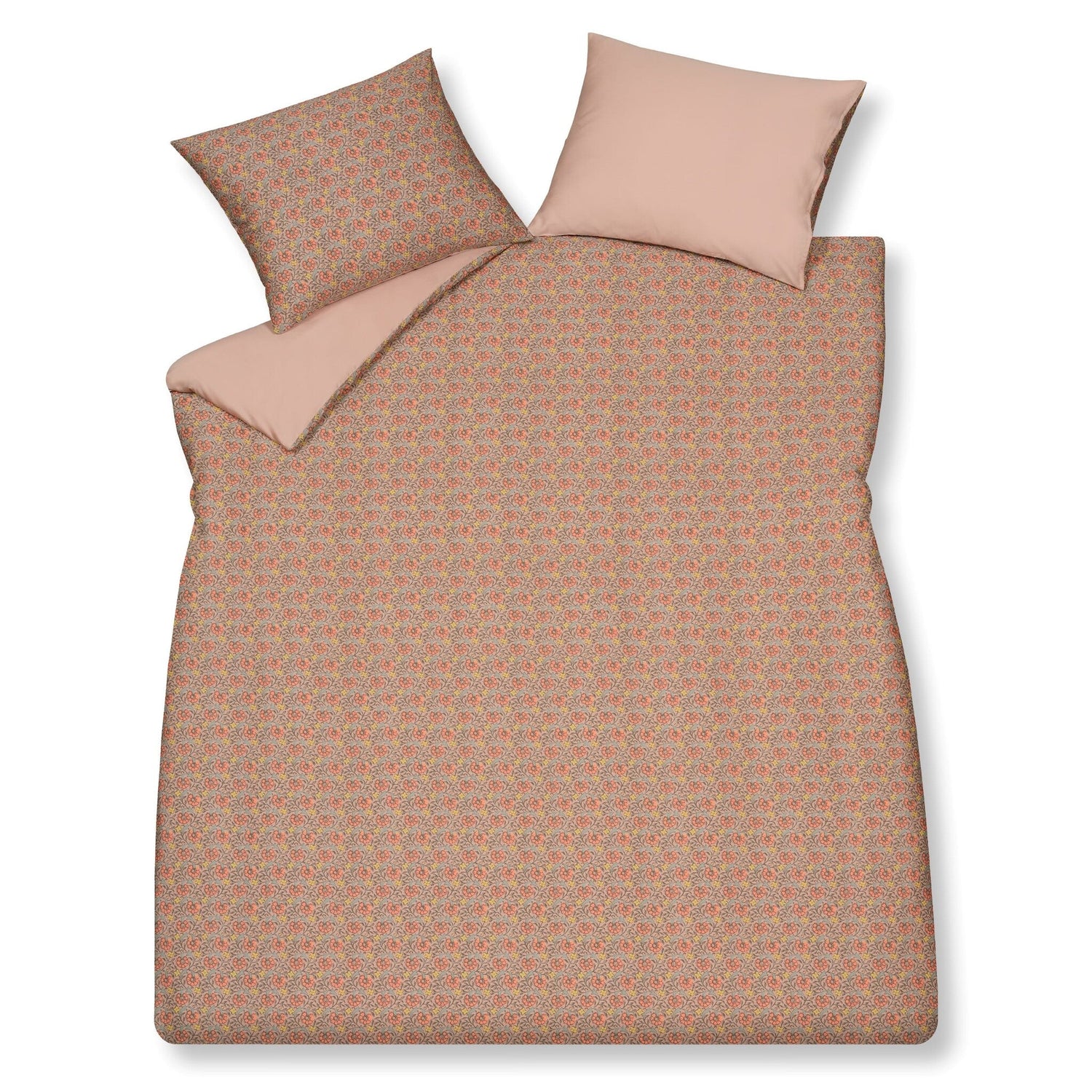 Dekbedovertrek Pure 70 Multi | 140 x 200|220 cm | Roze | Oranje