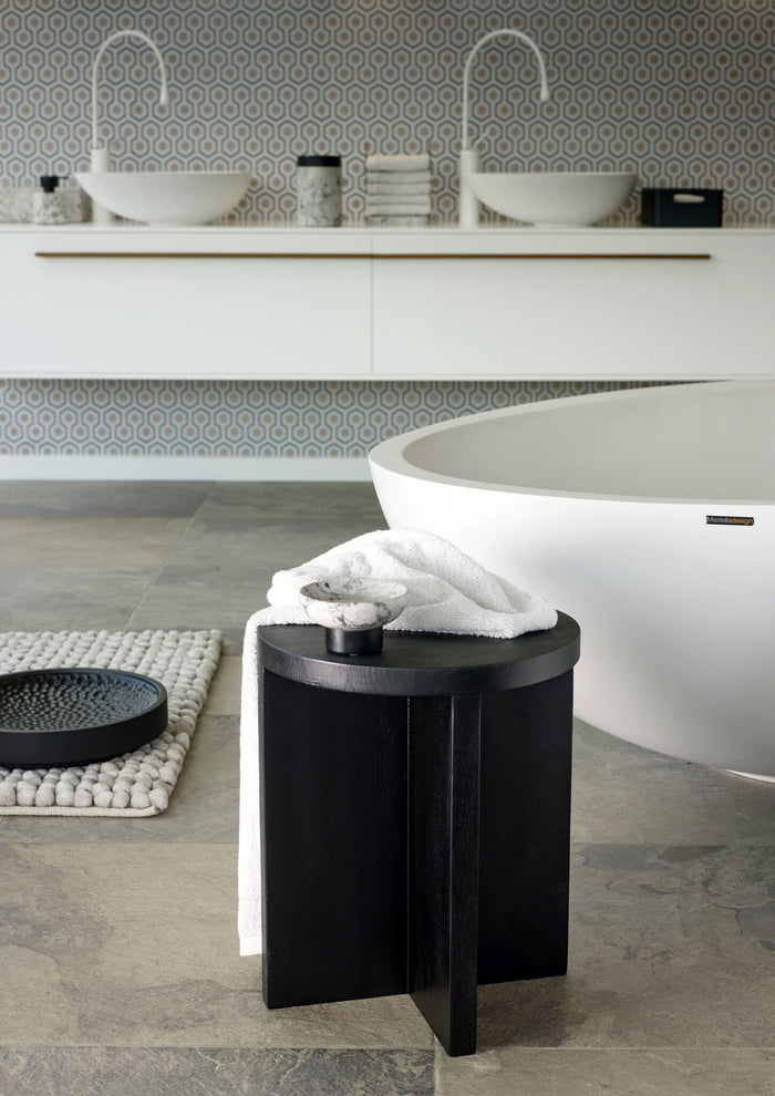 Tray | Schaal Bryn Black | Zwart | Hout